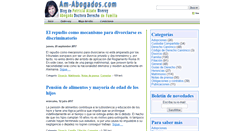 Desktop Screenshot of am-abogados.com