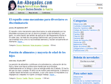 Tablet Screenshot of am-abogados.com